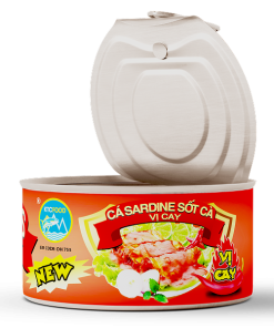 Alternative view of CANNED SPICY TOMATO SAUCE SARDINES